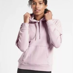Athleta Retroplush athletic Hoodie Sweatshirt in Shasta Purple